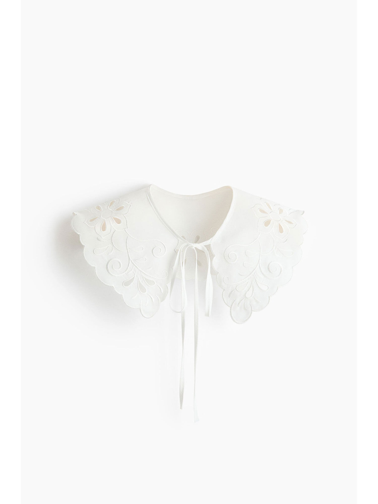 h&m Women White Broderie Anglaise Collar-picture-17