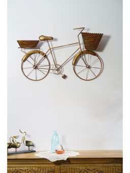 Vedas - Old Basket Cycle Wall Decor