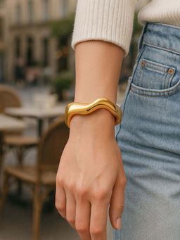 Digital Dress Room - Women Gold Plated Western Kada