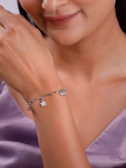 GIVA - Women 925 Silver Starry Love Bracelet