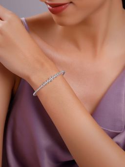 GIVA - Women 925 Silver Sphere Cuff