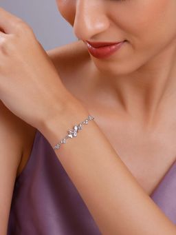 GIVA - Women 925 Silver Monarch Butterfly Bracelet