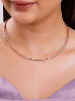 GIVA - Women 925 Silver Brown Hasli Necklace