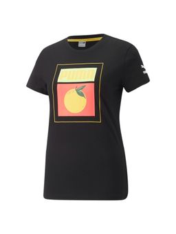 Puma - Summer Squeeze Graphic Women Black T-shirts