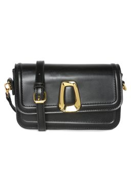 London Rag - Black Classic Gold Buckle Sling Bag