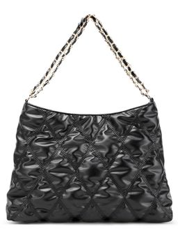 London Rag - Black Quilted Handbag