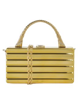 London Rag - Gold Metallic Mini Box Mini Bag