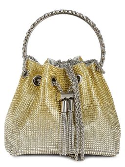 London Rag - Round Handle Rhinestone Bucket Bag