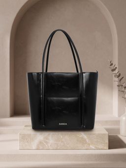 ESBEDA - Womens Black Elegant Essentials Tote Bag (L)