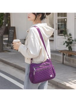 NFI Essentials - Womens Purple Lightweight Handbag (M)