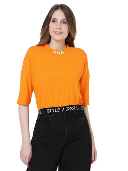VERO MODA - Curve Women Orange T-Shirt
