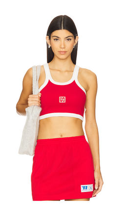 Araminta James - Monogram Cropped Tank