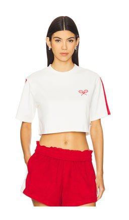 Araminta James - Racquet Crop Tee