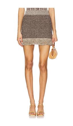 Asta Resort - Bianca Fringe Skirt