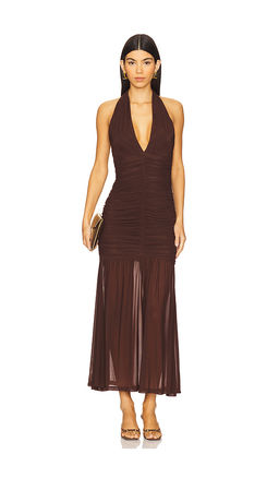 Bardot - x REVOLVE Sephera Halter Mesh Midi Dress