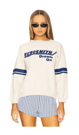 DAYDREAMER - Aerosmith Dream On Reverse Raglan Crew