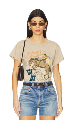 DAYDREAMER - Willie Nelson Horse Called Music Reverse Gf Tee