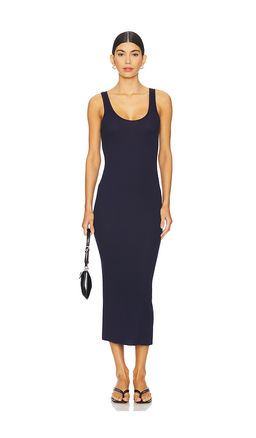Enza Costa - Stretch Silk Knit Midi Tank Dress