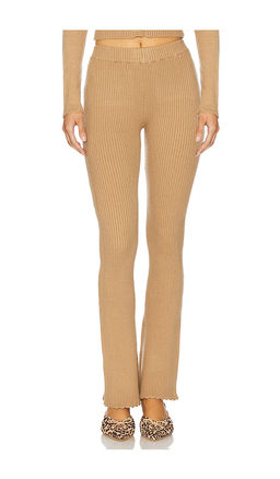 Frankies Bikinis - X Bella Hadid Texas Ribbed Knit Pant