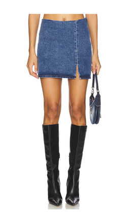 Good American - Denim Mini Skirt