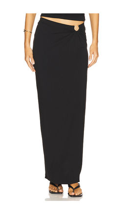 Good American - Stretch Jersey Maxi Skirt