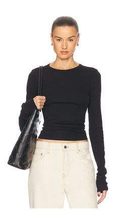 GRLFRND - Crew Neck Extra Long Sleeve Tee