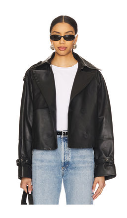 Ivy Oak - Luna Leather Trench Jacket