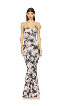 Norma Kamali - Low Back Slip Fishtail Gown