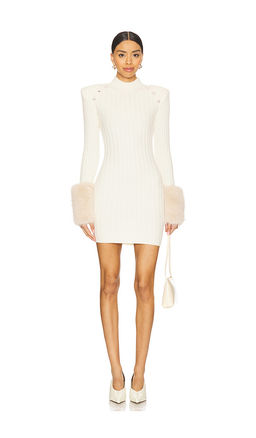 Retrofete - Jane Faux Fur Dress