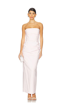 Shona Joy - Lani Strapless Draped Maxi Dress