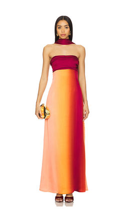 YLLW THE LABEL - Vivia Scarf Dress