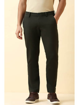 Allen Solly - Men Green Solid Casual Trouser