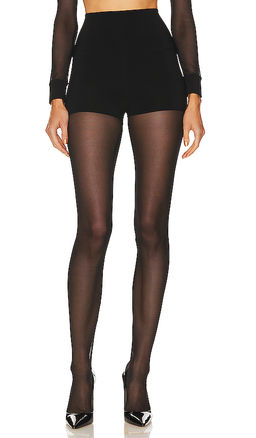Norma Kamali - X Revolve Legging With Mesh Bottom Footsie
