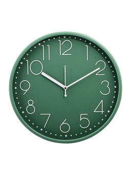 Kuber Industries - 12 Inch Wall Clock For Home & Office Nc-21418 Green