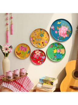 Ritualistic - Pushpam Wall Plates For Home Decoration Wall Art Metal Wall Decor