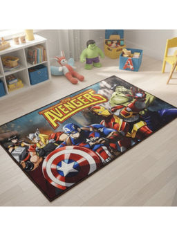 Athom Living - Avengers Kids Carpet, 3X5 Ft Anti-Skid Backing Perfect For Kids Bedroom