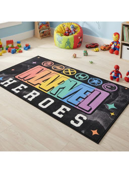 Athom Living - Marvel Heros Carpet, 3X5 Ft Anti-Skid Backing Perfect For Kids Bedroom and Playroom