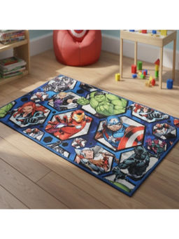 Athom Living - Marvel Avengers & Hulk Carpet, 3X5 Ft Anti-Skid Backing Perfect For Kids Bedroom