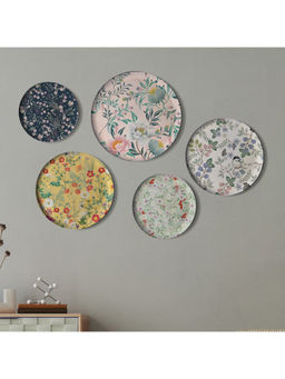 ARTCREST - Botanical Bloom Spring Wall Plates Metal Wall Art Decor