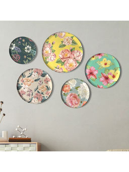 ARTCREST - Botanical Symphony Wall Plates Metal Wall Art Decor
