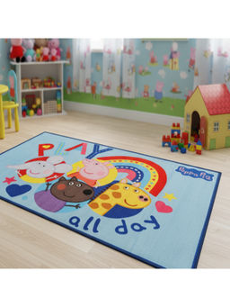 Athom Living - Peppa Pig Kids Carpet, 3X5 Ft Anti-Skid Backing Perfect For Kids Bedroom and Playroom