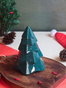 WEAVING HOMES - Green Conical Christmas Tree
