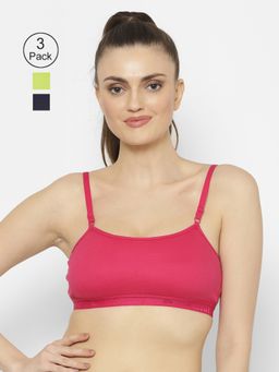 Floret - Wirefree Non-padded Sporty Bra - Multi-Color
