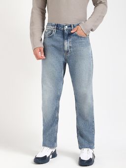 Calvin Klein - Straight Fit Light Blue Men Casual Jeans