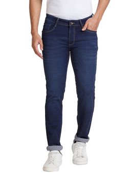 Park Avenue - Slim Fit Dark Blue Jeans