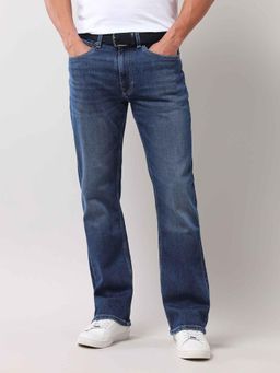 U.S. Polo Assn. Denim Co. - Solid Blue Cotton Jeans