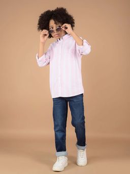 CRIMSOUNE CLUB - Blue Straight Fit Jean