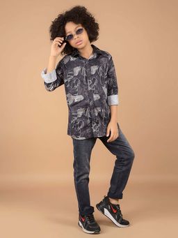 CRIMSOUNE CLUB - Boy'S Grey Straight Jean