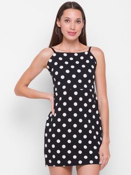 Globus - Black Printed Dress