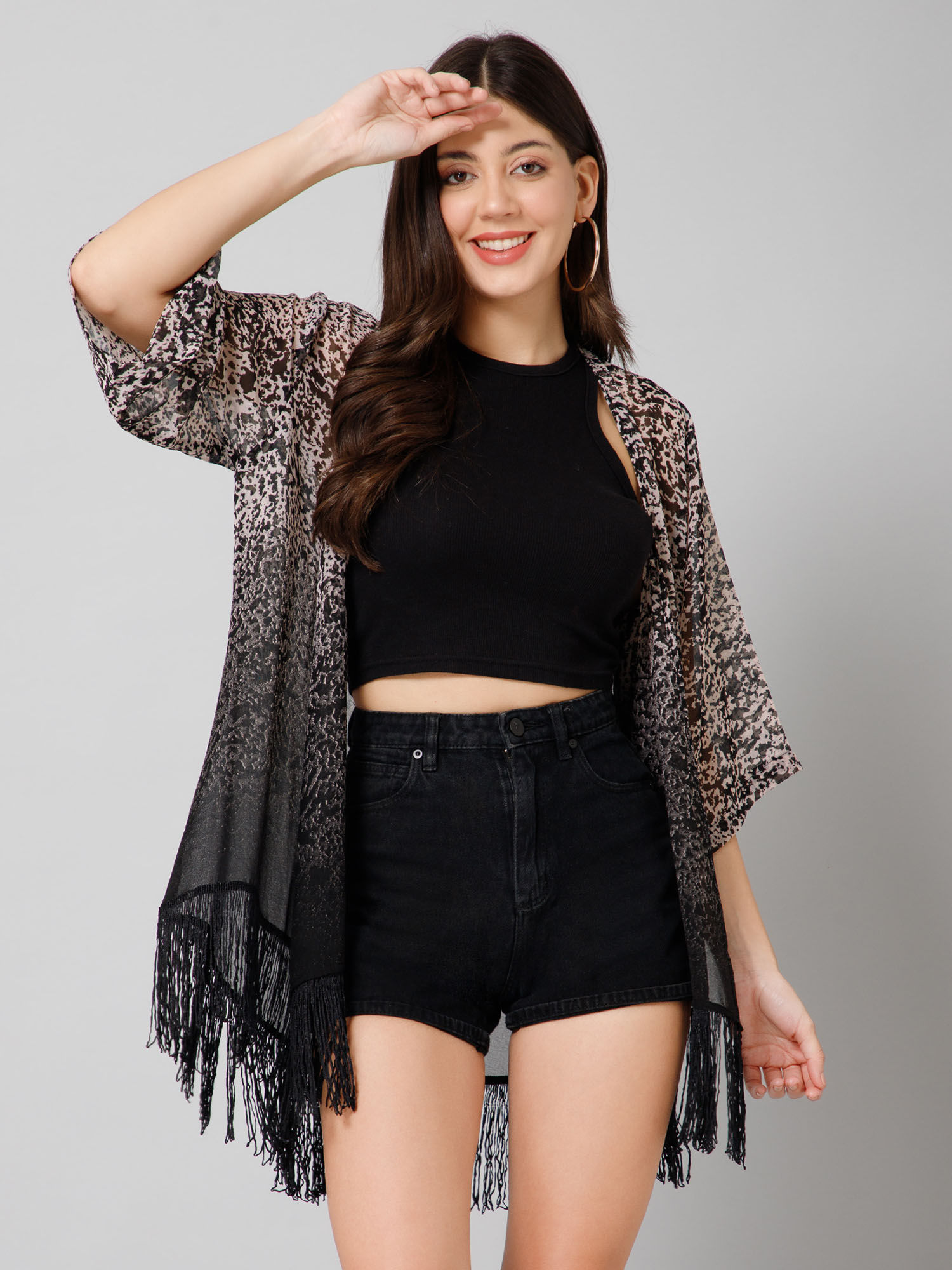 purys Animal Print Kimono Shrug-picture-29
